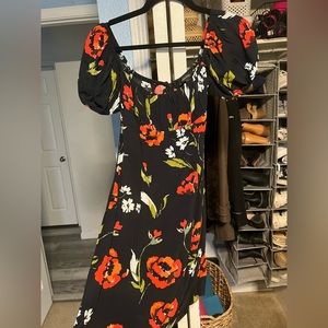 Olivaceous mini dress
